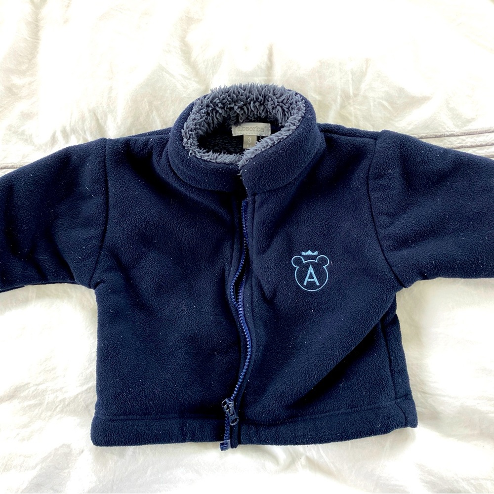 VGUC Absorba France Fleece Jacket - Size 3m